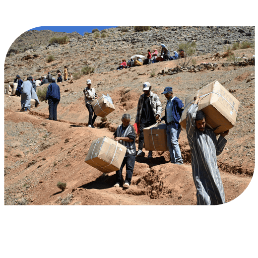 Photo of Distribution of Immediate Aid